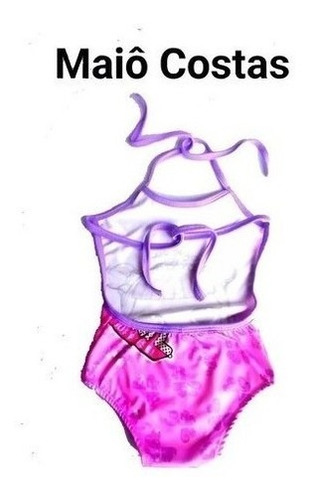 Imagem 2 de 2 de Maiô Infantil Engana Mamãe Boneca Lol Protecã Uv Praia Verão