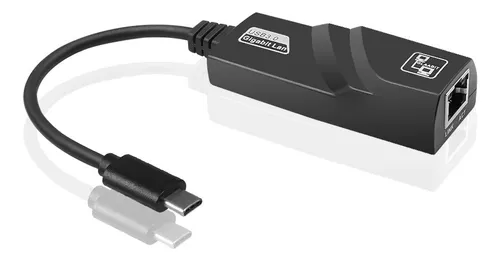 Adaptador Ethernet Usb Tipo C A Rj45 Cable Red Lan 1000mbps