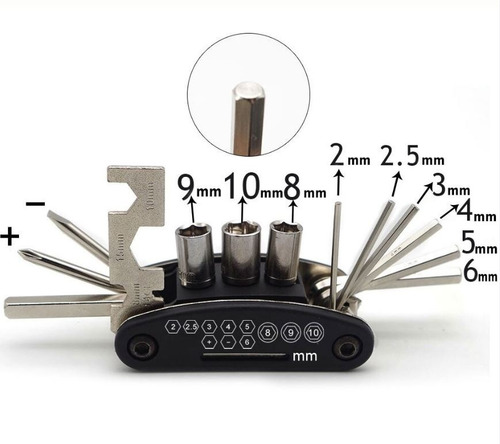 Imagen 1 de 7 de Kit Herramientas Para Bicicleta