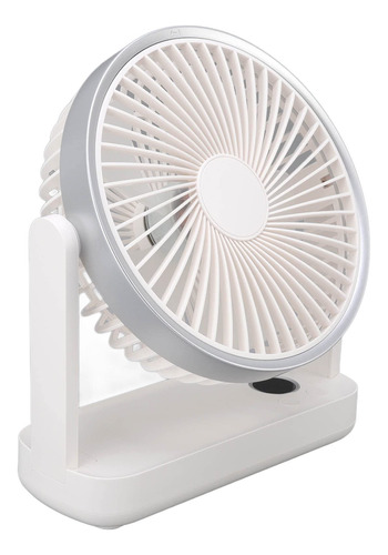 Ventilador Escritorio Recargable Mini Usb Ruido Pantalla Led