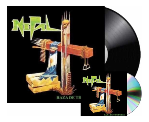 Nepal Raza De Traidores Vinilo + Cd Nuevos Y Sellados