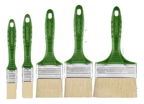 Comprar Set De 5 Brochas Pinceles Aptos Pintura Aceite Jadever Cerdas Blanco