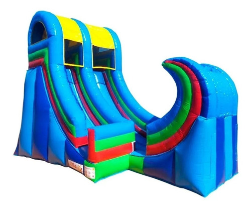 Juego Inflable Chileinflable Tobogán Acuático Skate