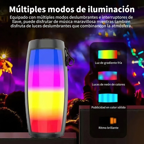 T 2 Piezas Bocina Bluetooth Portátil Altavoz Subwoofer Usb
