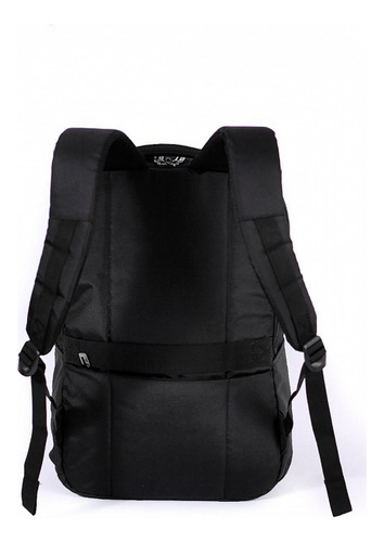 Mochila 18 Espalda Portanotebook Negra Elf - 2109 Color Negro Diseño De La Tela Lisa