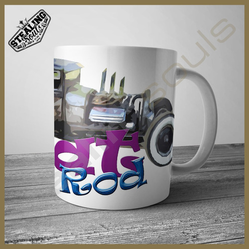 Taza | Hot Rat / Rod #803 | Mooneyes / Rat Fink / Clay Smith