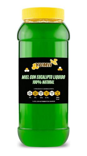 Miel Con Eucalipto Concentrado 100% Natural 1250 Gr