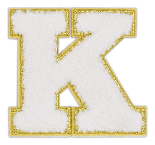 Varsity Block Bordado Accent Chenille Alphabet Initial ...