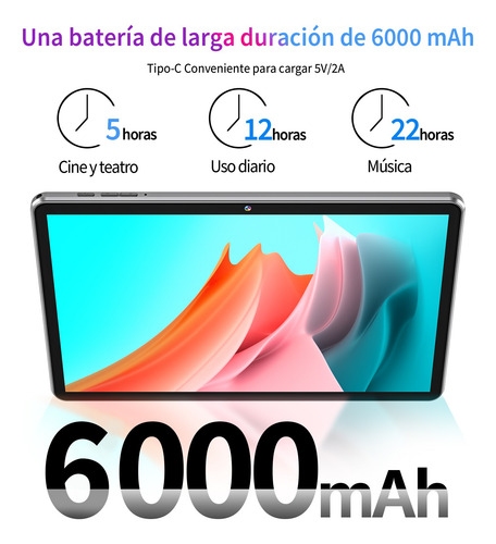 Tablet Android 14 10.1' Hd 16+128gb Ram Wifi 6 Octa-core