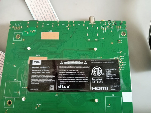 Tarjeta Main Tcl 75s551g (Usado)