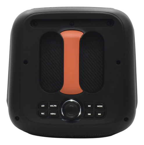 Caixa De Som Satellite As-l802k Bluetooth Karaokê 40w Rms Preto