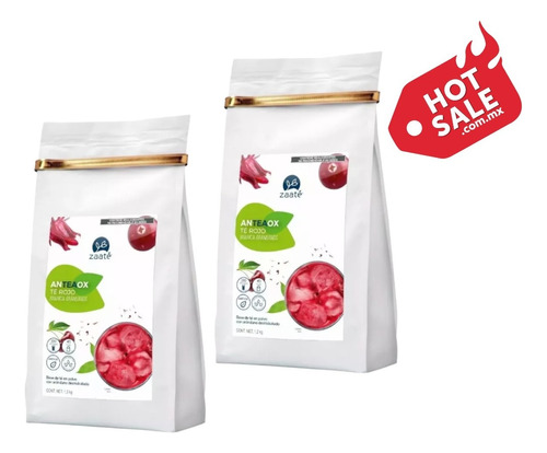 Té Rojo Jamaica Y Arándanos 1.2 Kg - Pack 2 Bolsas