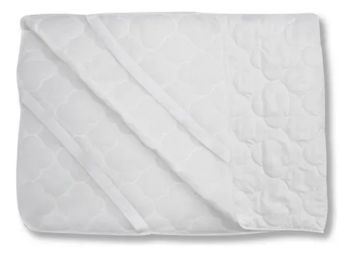 Protector Semidoble Acolchado Tipo Hotel 120x190 Cm Color Blanco