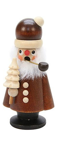 Aleman Incienso Fumador Santa Claus Color 4 inch  autentico