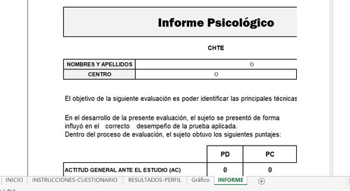 Soft Cuestionario De Hábitos Y Técnicas De Estudio Chte
