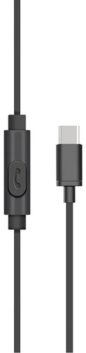 Audifonos Alambricos Pure Gear Pureboom Tipo C Color Negro