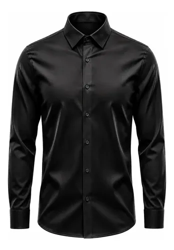 Camisa Social Masculina Slim Fit Premium Passa Facil