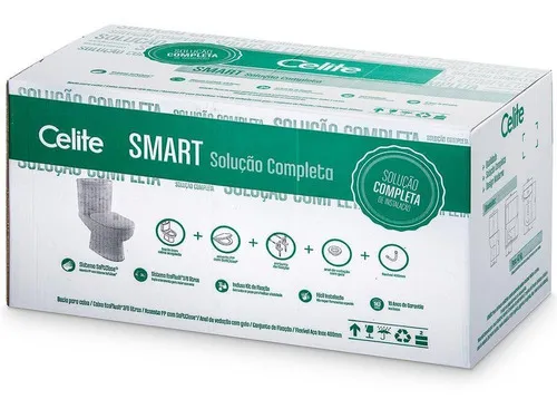 Gris Mate Inodoro Con Mochila + Tapa + Kit Instalación Smart Gris Mate