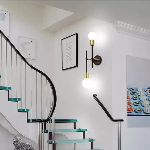 Lámpara Techo Led Colgante Sala Familia Moderna 2luces Focos