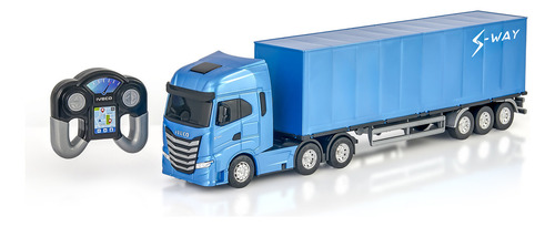 Caminhão Miniatura Brinquedo Iveco Bau S-way Controle Remoto
