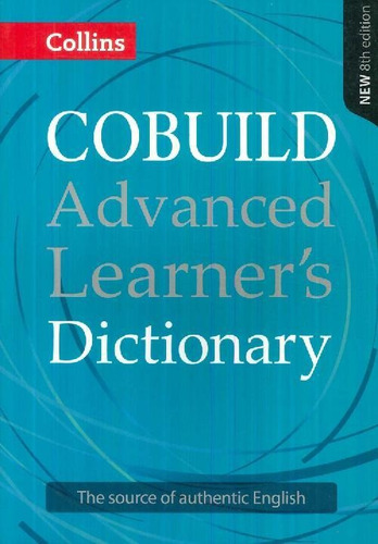 Libro Cobuild Advanced Learner's Dictionary De Collins