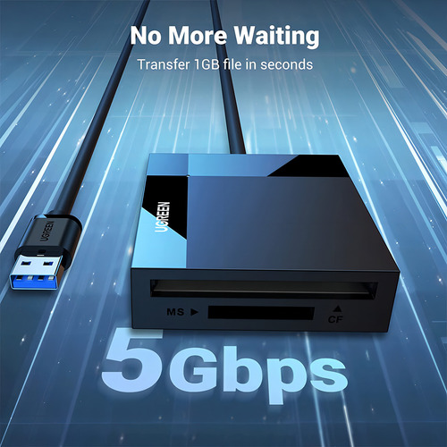 Lector Ugreen 30333 Usb 3.0 4 Ranuras Externo