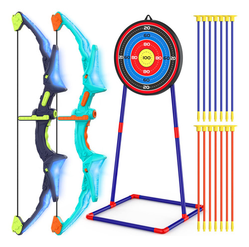 Bow And Arrow Set Ocditikl For Kids W/ 14 Suction Cup Arrows