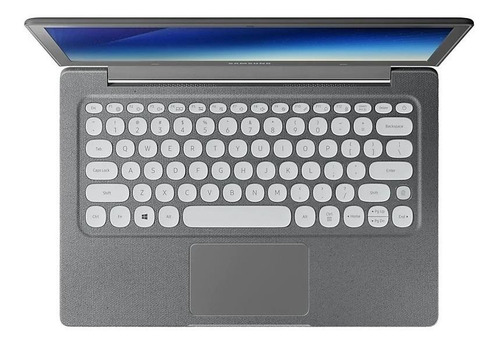 Notebook Samsung Flash F30 grafite 13.3", Intel Celeron N4000 4GB de RAM 64GB SSD, Intel UHD Graphics 600 1920x1080px Windows 10 Home