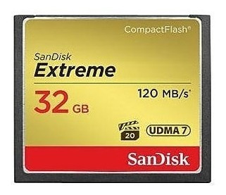 Memoria Sandisk Compact Flash Extreme 32gb (envío Gratis)