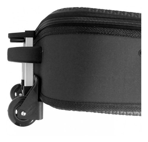 Semi Case Para Teclado 61 Teclas Slim C/ Rodas - Solid Sound