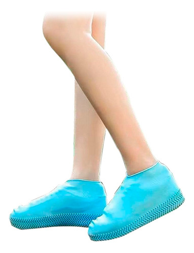 Zapatones Funda Silicona 100% Impermeable Zapato Lluvia Moto