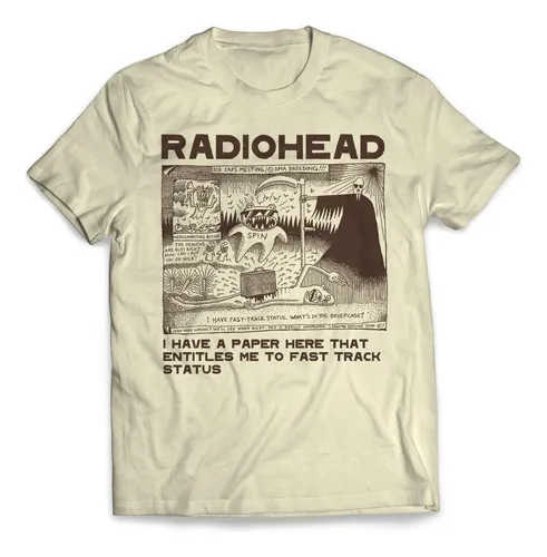 Camiseta Radiohead I Have A Paper #2 Rock Activity