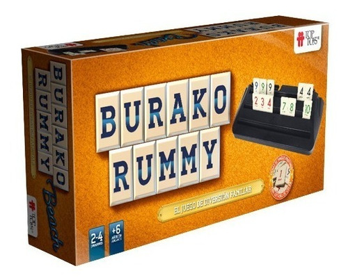 Burako Rummy Beach Top Toys Fichas Juego Mesa Familiar