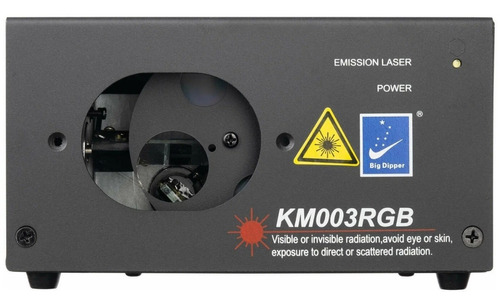 Láser Profesional Big Dipper Km003rgb Full Color Rgb 180mw 