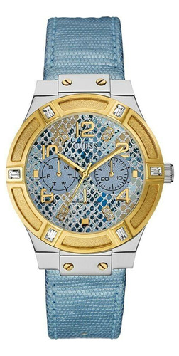 Reloj Guess Para Mujer W0289l2 Análogo Color Azul En