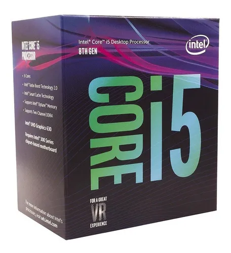 Processador gamer Intel Core i5-8400 CM8068403358811 de 6 Processador gamer Intel Core i5-8400 CM8068403358811 de 6