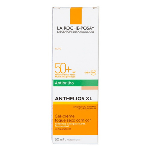 Imagen 2 de 4 de Protector solar La Roche-Posay Anthelios XL Toque Seco con Color en crema FPS50 x 50 ml