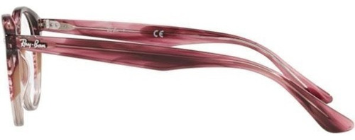 Anteojos Lentes Armazon De Lectura Ray Ban Highstreet Rb2180 Color 8145 Gradient Bordeaux Havana Talle 49mm
