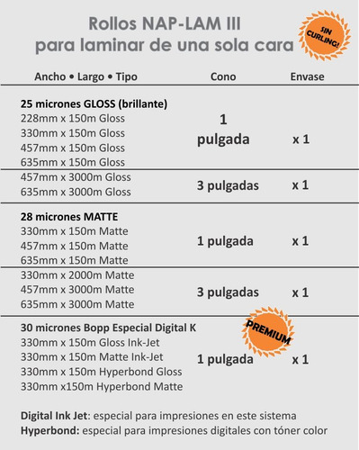 Rollo Laminado Rafer 330mmx150mx28mic Pp Matte Envios
