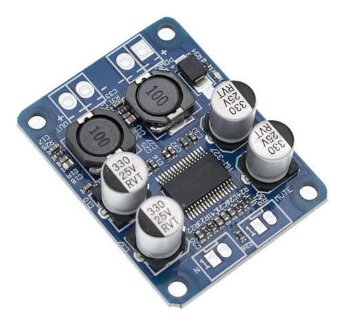 Imagem 3 de 4 de Placa Tpa3118 Amplificador Digital 60w Rms 12v Ate 24v Mono