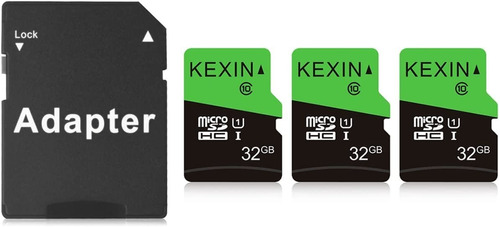 Memoria Kexin 32gb Clase 10 Kit 3 Unidades 