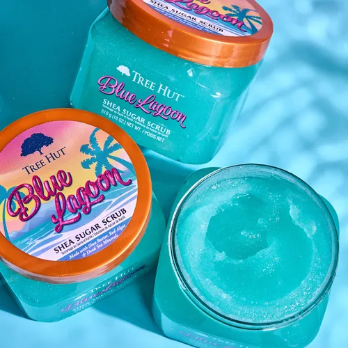 Exfoliante Corporal Tree Hut Blue Lagoon Shea Sugar 530 Ml