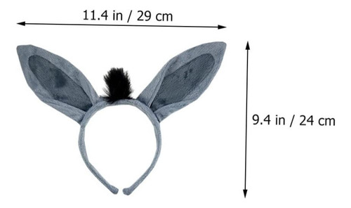 1 Conjunto De Faixa De Cabeça De Burro Para Crianças,