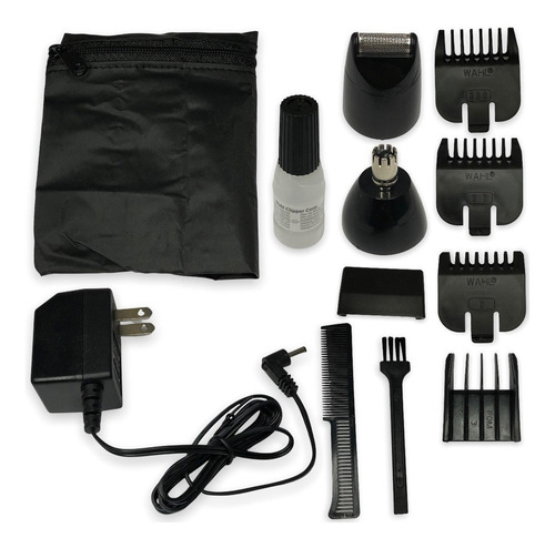 Imagen 3 de 3 de Rasuradora y cortadora de pelo Wahl Home All in One 09685-200 negra