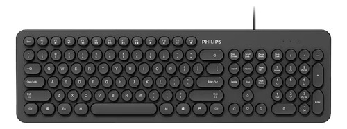 Teclado Philips K334 Wired Usb Multimedia 104 Teclas Win Mac