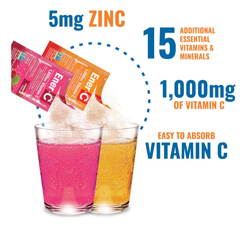 Ener-c Multivitaminico Polvo Vitamina C 1000mg 60 Sobres