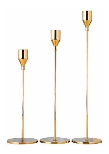 Nuptio - Candelabros Cónicos Para Mesa Para Velas Cónicas,