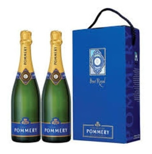 Champagne Pommery Brut Royal Twin Pack X2 Botellas - Francia