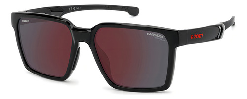 Lentes Sol Carrera Ducati Hombre Carduc 045/s 207359oit56h4 Diseño Negro