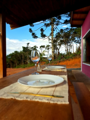 Refúgio Isolado Com Cachoeira, Vista Incrível, Casa Mobiliad